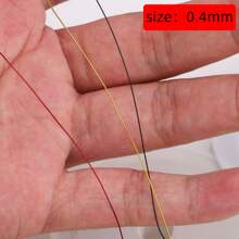 1 piece of 0.4mm colored thin iron wire DIY flower art raw material tied wire 10 meters