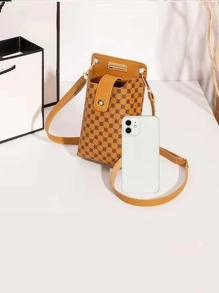 PVC Retro Printed Multi-Level Shoulder Travel Mobile Phone Wallet For Women Wallet Purse Wallet - Multicolor - View 3