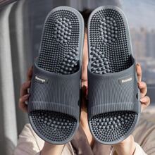Men Massage Sandals And Slippers For Summer Bathroom Bathing, Non-Slip Shoes For Women Home Shoes (Some Massage Points Are Randomly Placed)