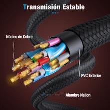 1Hour 3 In 1 Charger USB Fast Charging Cable Micro USB Cable V8 / Type C / Lighting - Black - View 7