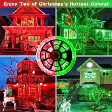 KBO JMEXSUSS 168ft 600 LED Christmas String Lights Outdoor, Color Changing Christmas Lights, Christmas Twinkle String Lights Plug In For Tree Halloween Porch Yard Christmas Decorations - Red to Green - View 7