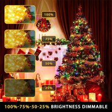 KBO JMEXSUSS 600 LED Color Changing String Lights Plug In, 168FT Warm White & Multicolor Christmas Lights With Remote, Christmas String Lights Outdoor Waterproof Clear Wire For Tree Xmas Decor - Warm White to Multicolor - View 5