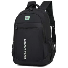 Shendy Vendy Mochila De Hombre Multifuncional De Gran Capacidad, Moderna Estilo Clasico, Para Viaje, Colegio o el ocio, versión coreana simple - Verde - Ver 1