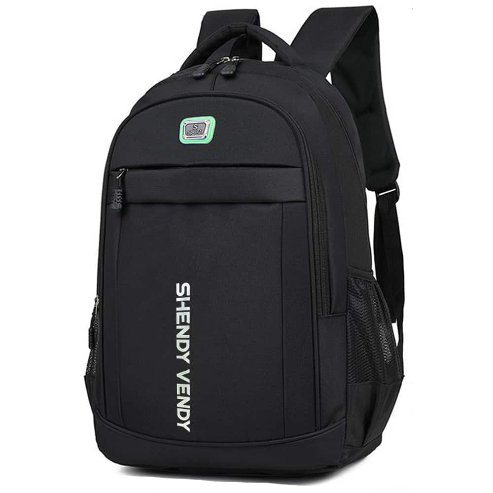 Shendy Vendy Mochila De Hombre Multifuncional De Gran Capacidad, Moderna Estilo Clasico, Para Viaje, Colegio o el ocio, versión coreana simple - Verde - Ver 1