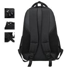 Shendy Vendy Mochila De Hombre Multifuncional De Gran Capacidad, Moderna Estilo Clasico, Para Viaje, Colegio o el ocio, versión coreana simple - Verde - Ver 4