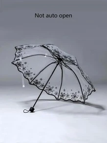 1 chiếc ô trong suốt họa tiết hoa dùng cho trường học, văn phòng, gia đình, du lịch, đồ dùng học tập mùa hè, làm mát, bãi biển, du lịch, lựa chọn mùa xuân hè, quà tặng cho phù dâu, phòng, trang trí phòng ngủ, bãi biển, du lịch, dành cho nam, dành cho nữ, kỳ nghỉ, đồ dễ thương, quà tặng Ngày của Mẹ, trang trí phòng ngủ, sân vườn, trang trí nhà bếp, mùa hè, bãi biển, đồ dùng cần thiết khi đi du lịch, trang trí phòng, đồ chơi mềm, tốt nghiệp. - Trong sáng - Xem 3