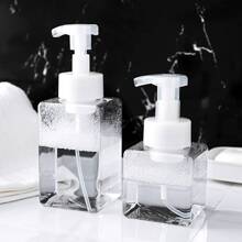 Foaming Dispenser Bottle For Mousse, Liquid Soap, Face Wash, Press Type Hand Foam Wash Bottle For Soap, 2 Pieces - White - View 7