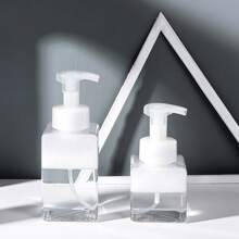 Foaming Dispenser Bottle For Mousse, Liquid Soap, Face Wash, Press Type Hand Foam Wash Bottle For Soap, 2 Pieces - White - View 4