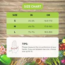 1 đôi Da bò Găng tay làm vườn , Thoáng khí Sân vườn Găng tay Đối với phụ nữ - Hồng - Xem 7