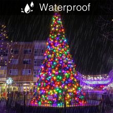 JMEXSUSS 200 LED Christmas String Lights Outdoor Waterproof, 66ft Color Changing String Lights Plug In, Warm White & Multicolor Christmas Lights For Trees Yard Wedding Xmas Party - Warm White to Multicolor - View 5