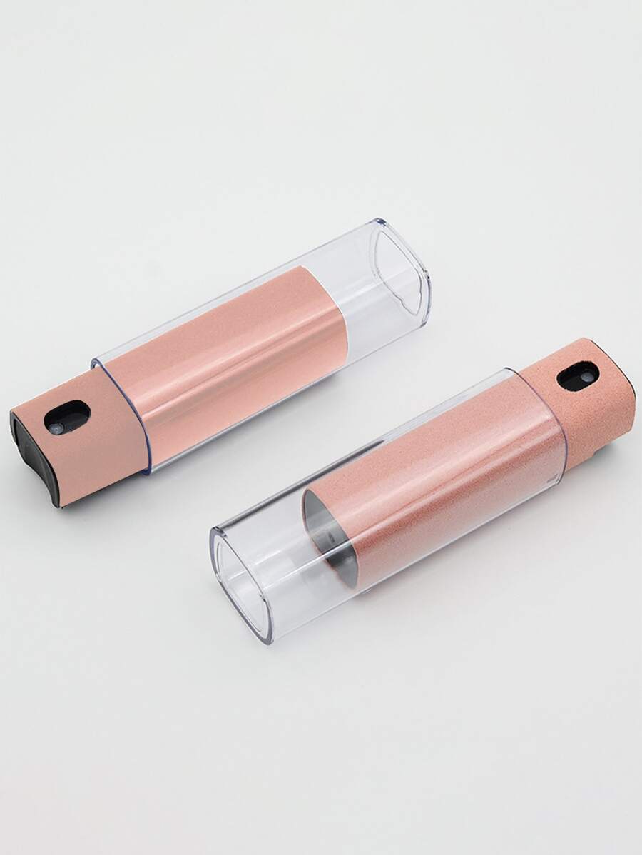 1pc Solid Portable Detachable Keyboard Cleaning Spray Bottle - Pink - View 1