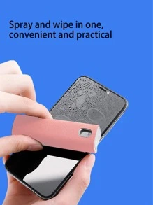 1pc Solid Portable Detachable Keyboard Cleaning Spray Bottle - Pink - View 2