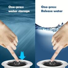 Stainless Steel Kitchen Sink Strainer Drain Plug Accessory - Silver - View 4