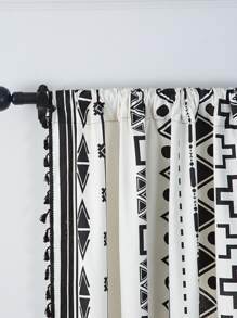 1 Miếng Đen Vạn lý trường thành Mẫu Phong cách Bohemian In Dán Túi Rèm - Nhiều màu - Xem 3