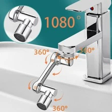 1pc Plastic Faucet Extender, Modern Silver Faucet Extension For Bathroom - Silver - View 1