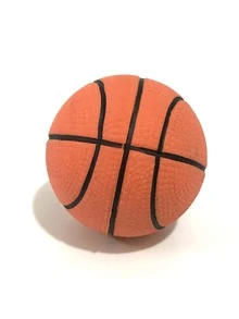 Chất rắn Cao su Bóng rổ Chó Đồ chơi Với Đàn hồi - trái cam - Xem 5