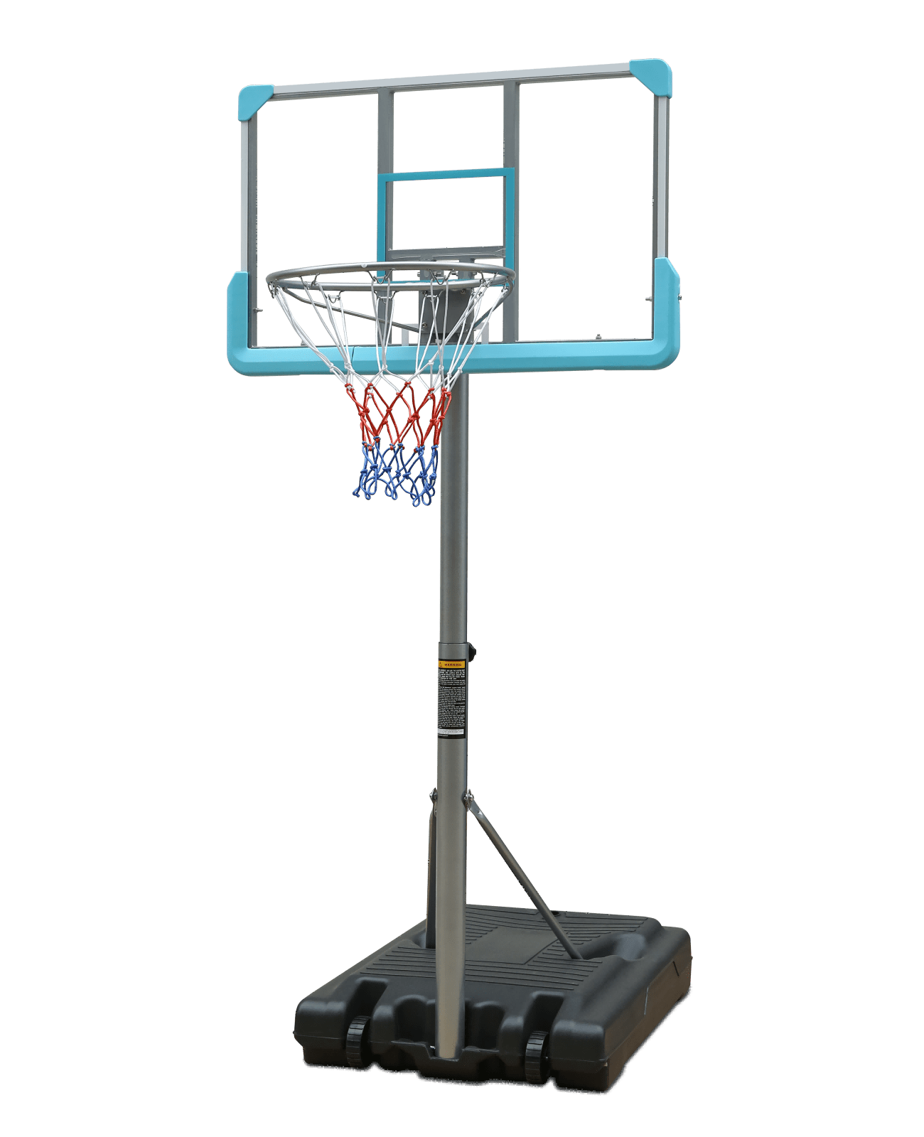 Portable Poolside Basketball Hoop Swimming Pool 4ft to 6.5ft Height