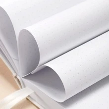 Bullet Journals,a5 圓點筆記本,圓點網格筆記本日記本,用於 Bujo 日記的織物精裝圓點日記筆記本,圓點日記筆記本,160gsm 厚紙圓點筆記本套件 - 綠色 - 查看 6