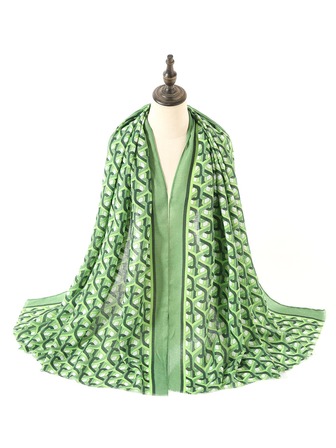 1入組時尚鏈條連接圍巾