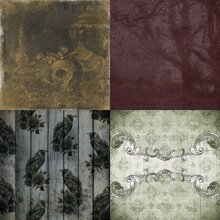 Retro Halloween Đa dụng Giấy Thủ công Trang trí , Thích hợp Đối với Đồ thủ công DIY , Viết nhật ký - trắng - Xem 2