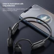 Remax Rb-s33 Bone Conduction Headphones Wireless Bluetooth-compatible Earphone Waterproof Sports Headset - màu đen - Xem 9
