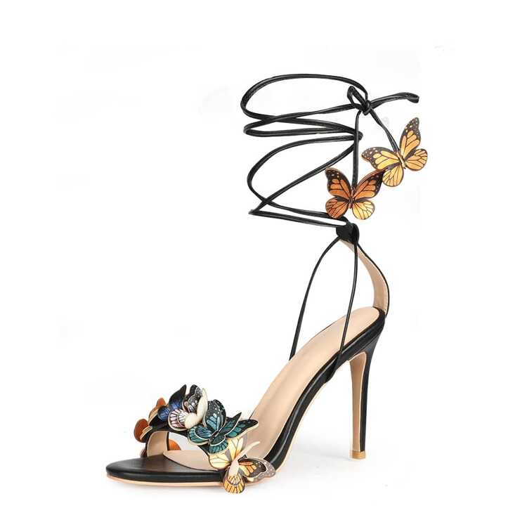 Ankle wrap stiletto heels outlet