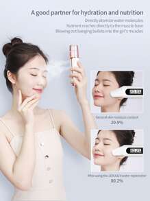 Facial Moisturizing Sprayer,1Pc Two Speed Control Double Hole Beauty Instrument