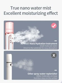 Facial Moisturizing Sprayer,1Pc Two Speed Control Double Hole Beauty Instrument