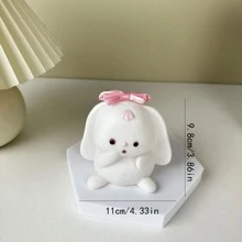 時尚可愛蝴蝶結&兔子形狀小夜燈,床頭燈,裝飾用品燈適用於臥室