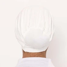 White Round Turban Headband - White - View 5