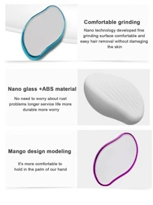 Công cụ tẩy lông , Ly Chuyên nghiệp Tẩy tóc pha lê Đối với phụ nữ - Màu xanh lam - Xem 6