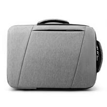 便携式商务防盗超薄笔记本电脑背包，带 USB 充电端口和防水书包电脑包，男女礼物适合 15.6 英寸笔记本电脑笔记本电脑/电脑/单肩包 Ins/Y226k 风格便携式女士/男士/女孩/男孩/女性/男性可爱防水防震/防水包轻便简约带电脑隔层大容量学校办公室女士工作通勤多功能 - 淺灰色 - 查看 5