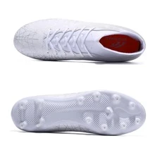 高筒足球鞋,配有長釘子,適用於專業比賽,羅納爾多足球鞋 - 白色 - 查看 6