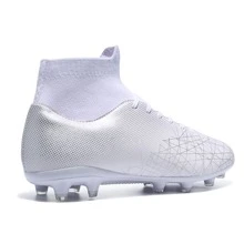 高筒足球鞋,配有長釘子,適用於專業比賽,羅納爾多足球鞋 - 白色 - 查看 5