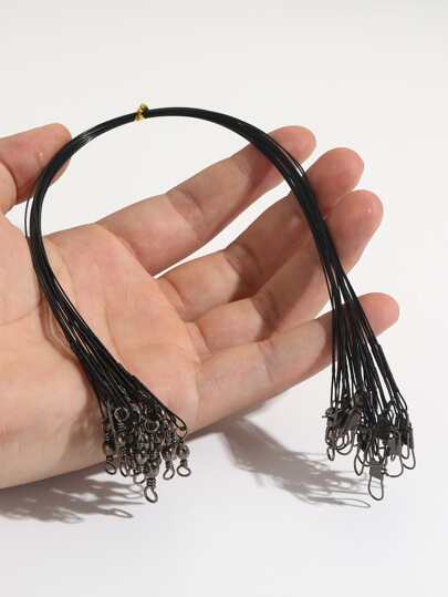 20入組不銹鋼誘餌領導線釣魚線釣魚配件鉛釣具 11.8 英寸