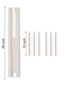 門窗隔風條,可調節32"至36",覆蓋1.4"隙縫,防風隔音門墊,防水、防寒、節能,灰色 - 淺灰色 - 查看 3