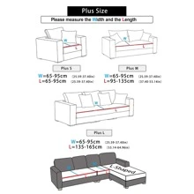 1pc Solid Color Simple Design Corn Kernels Plush Elastic Sofa Seat Cover For All Seasons - Blue - View 4