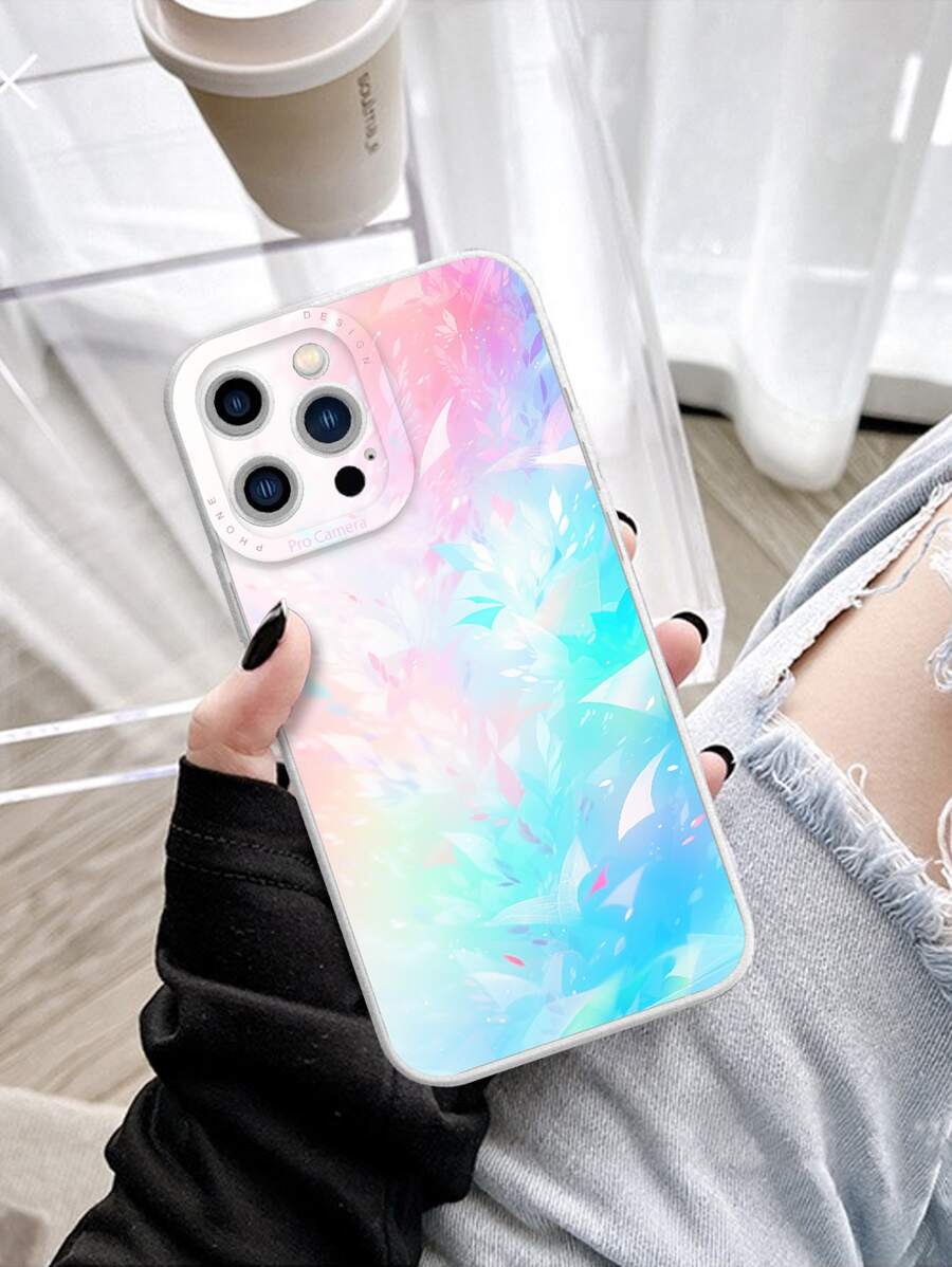 Đầy màu sắc Biến đổi dần TPU Ốp lưng & bao da điện thoại Với Phần nhỏ Kết cấu , Tương thích với iPhone - Nhiều màu - Xem 1