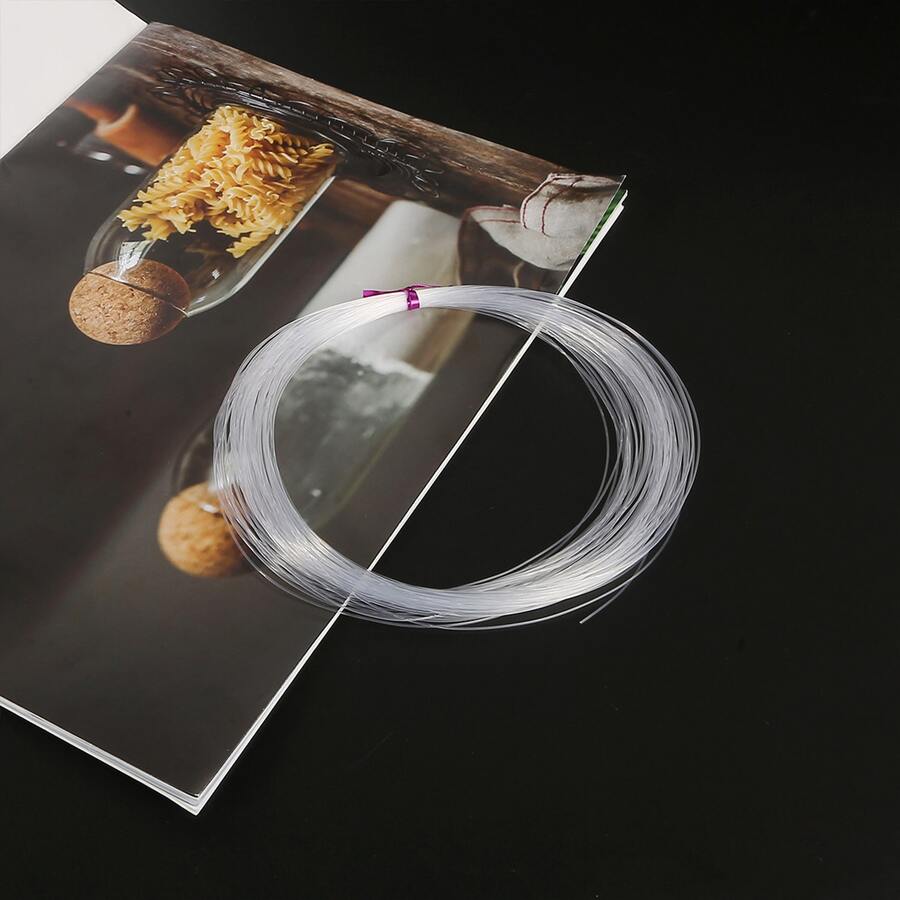 1pc Transparent Crystal Beading String Line, ElasticFree Fish Line For