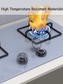 5pcs Clear View Heat Resistant Child Proof Stove Knob Covers, Children Kitchen Safety Guard Stove Oven Lock Baby Shower Family Decorations Gifts