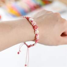 0.8mm Nylon Thread Cord Chinese Knot Macrame Cord Bracelet Braided String For DIY Tassels Christmas Ornament - Multicolor - View 4