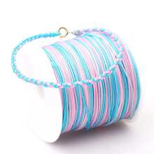 0.8mm Nylon Thread Cord Chinese Knot Macrame Cord Bracelet Braided String For DIY Tassels Christmas Ornament - Multicolor - View 7