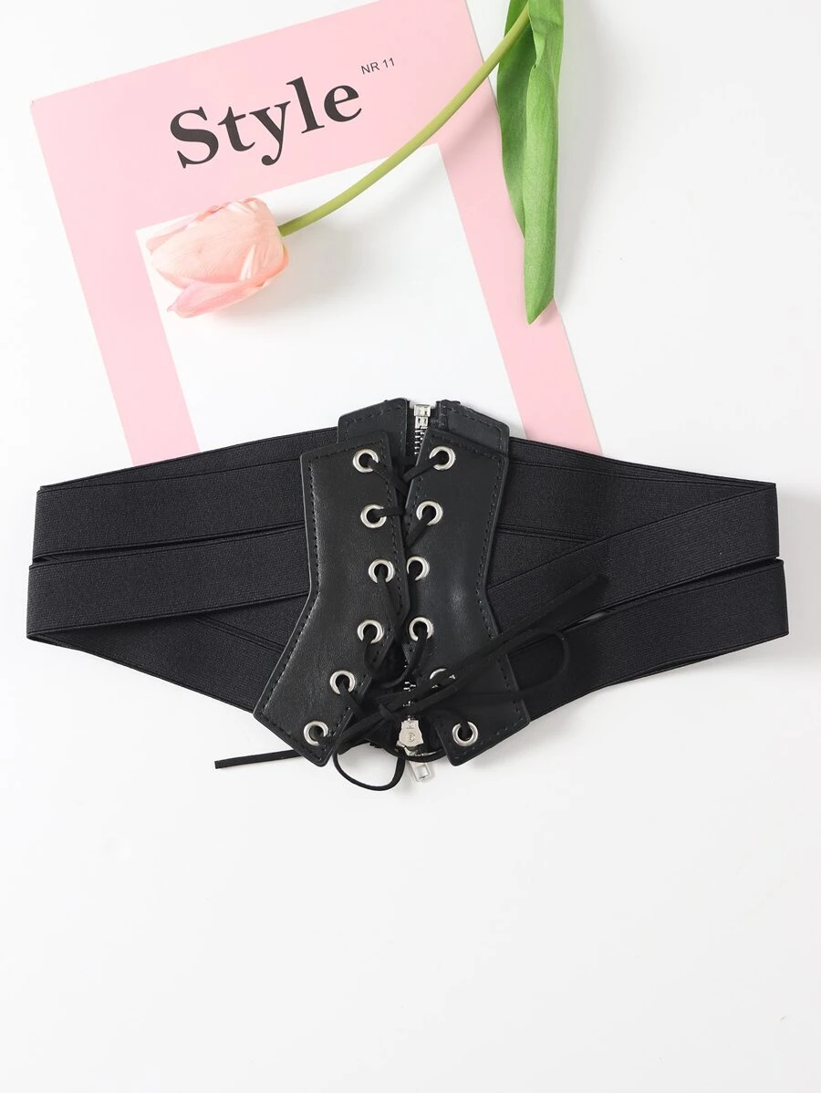 Syviss Lace Up Corset Belt | SHEIN USA