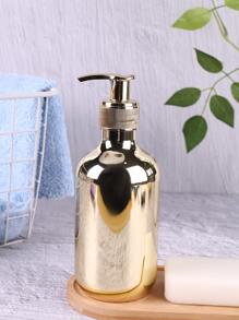 1pc 300ml Golden Press-type Body Wash Lotion Bottle - Gold - View 2