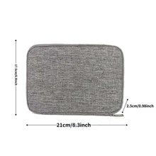 1pc Multifunctional Portable Watch Storage Box For Travel With Storage Bag And Strap Holder - Black - View 9