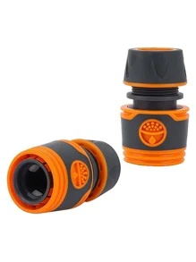 1入組1/2 英寸軟管接頭，軟管接頭 1/2 英寸，止水帶接頭，軟管塑料快速軟管接頭，園林工具軟管，軟管接頭