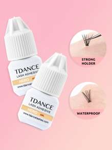 TDANCE 0.5-1 Hero Second Eyelash Extensions Glue/Adhesive 5ml - Black - View 3