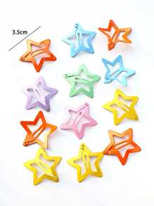 40 件装女士星形可爱发夹爪夹发夹发夹 - 彩色 - 查看 4