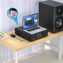 Filtro suelo bucle ruido , audio ruido compatible con de coche estéreo sistema - Negro - Ver 5