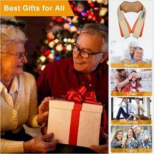 Shiatsu Massager With Heat Deep Kneading Massage Pillow For Shoulder Neck & Back - Beige - View 2